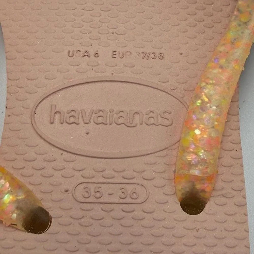W's 6 | Havaianas Slim Glitter Jelly flip flops / sandals | SLGL0030